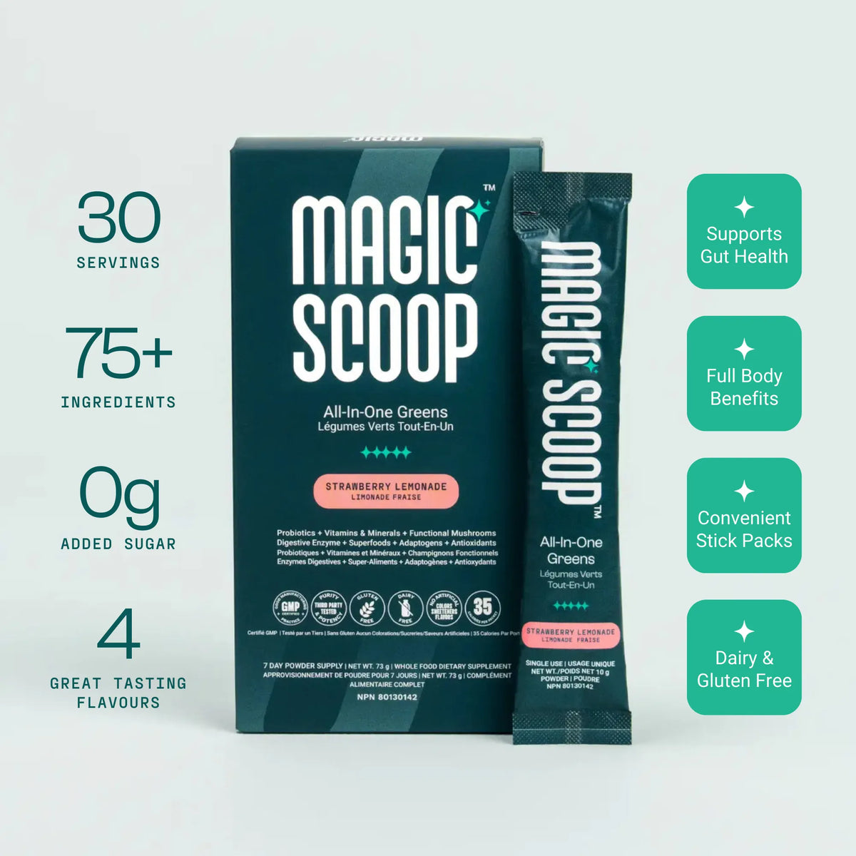 All-In-One Greens: Stick Pack de 7 días