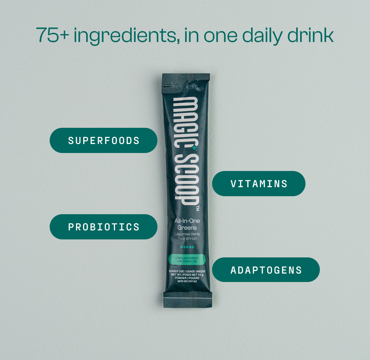 Magic Scoop 75+ ingredients in one daily drink
